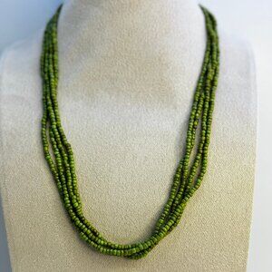 Vintage Multistrand Beaded Necklace